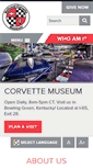 Mobile Screenshot of corvettemuseum.org